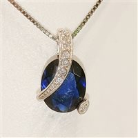 Collana Vidali Gioielli Donna in Argento Zircone COAR-28-34 - COAR-28-34